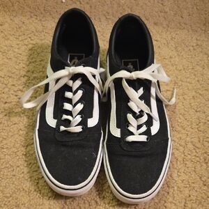 Black and White Old Skool Vans